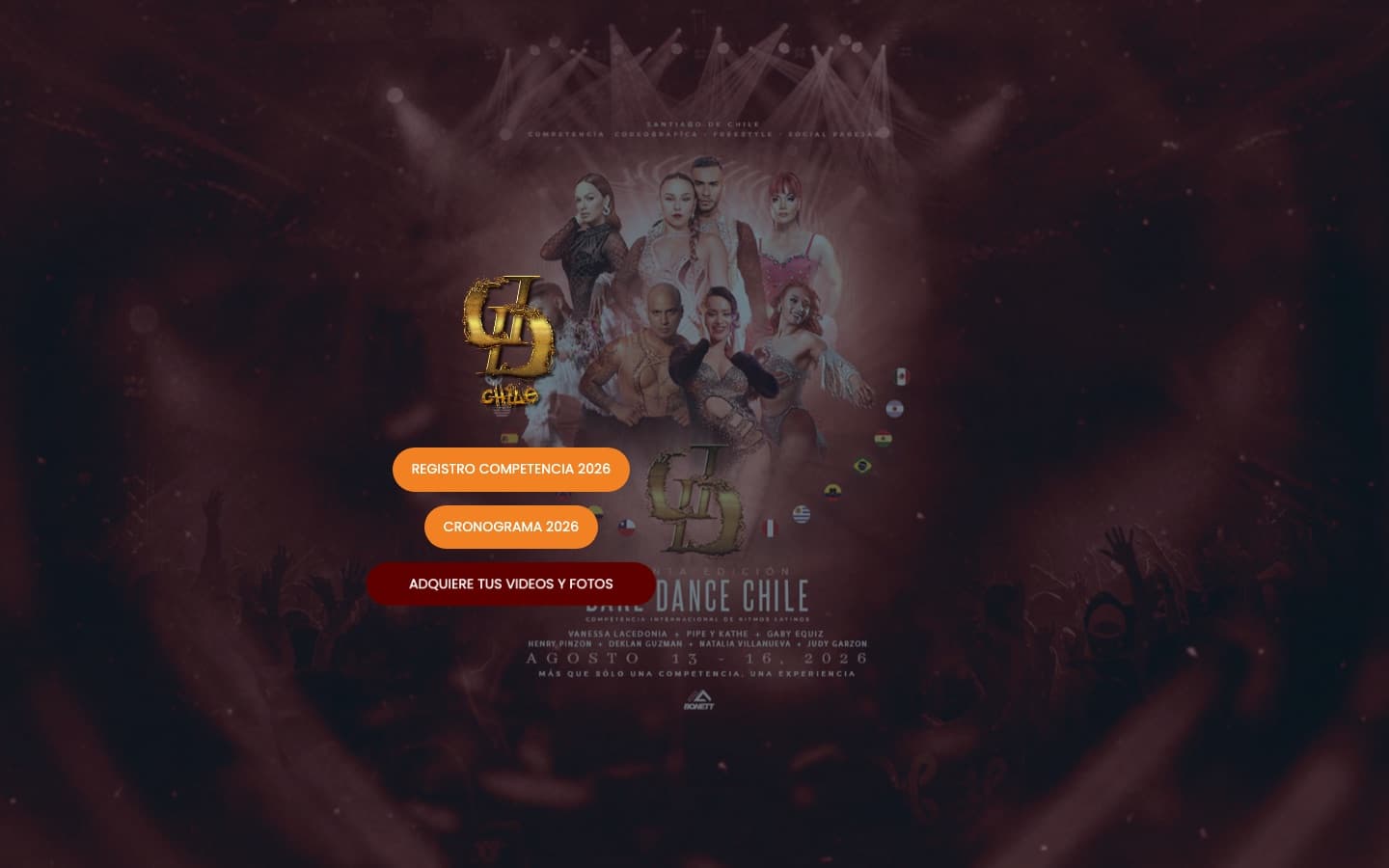 Dare Dance Chile en escritorio