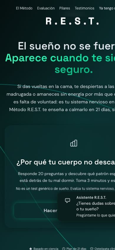 Método R.E.S.T. en celular